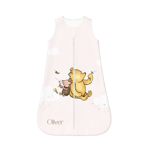 Personalized Classic Pooh Wearable Blanket