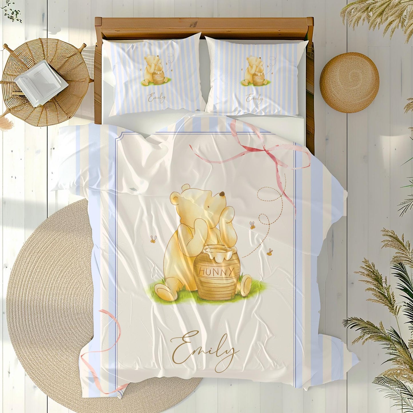 Winnie the Pooh Personalized Bedding Set