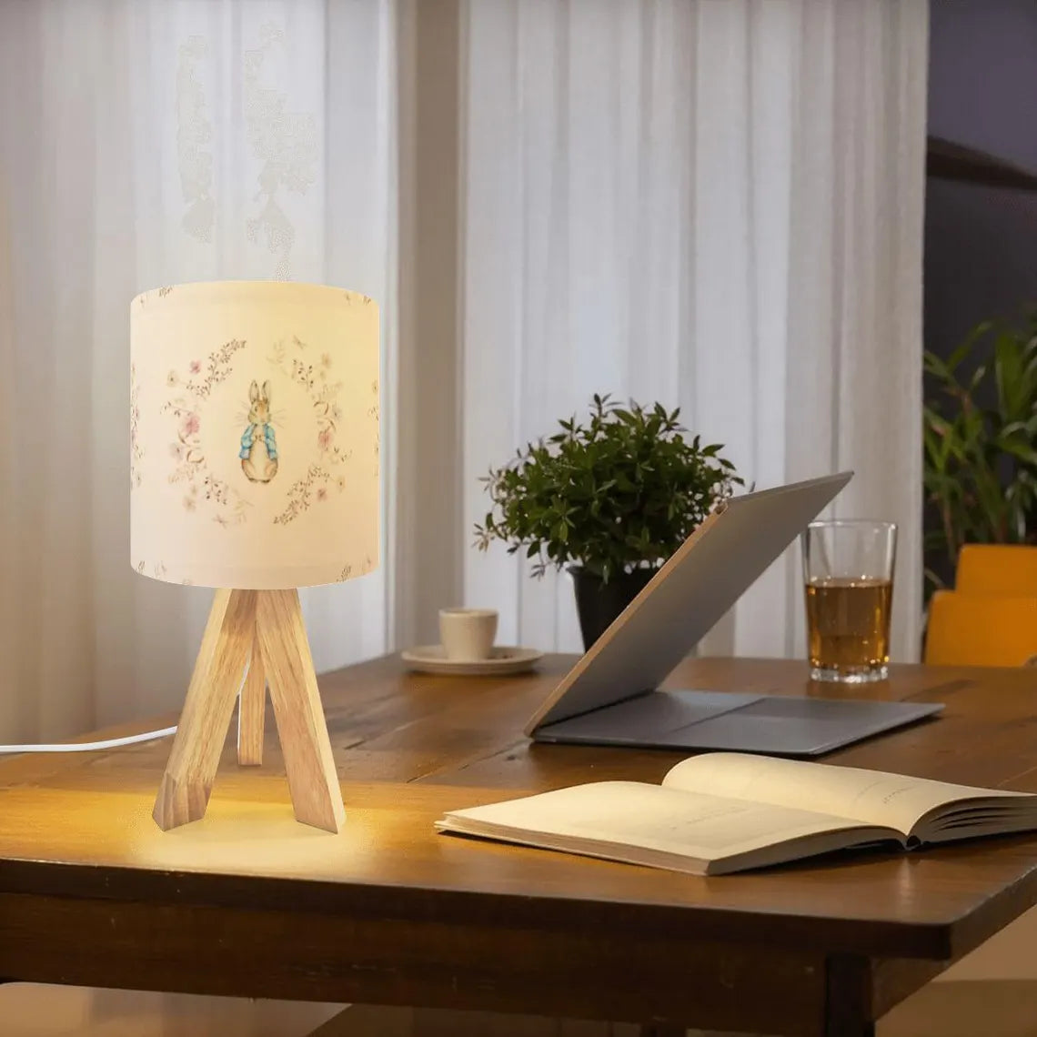 Classic Rabbit Tripod Table Lamp | Cozy Nursery