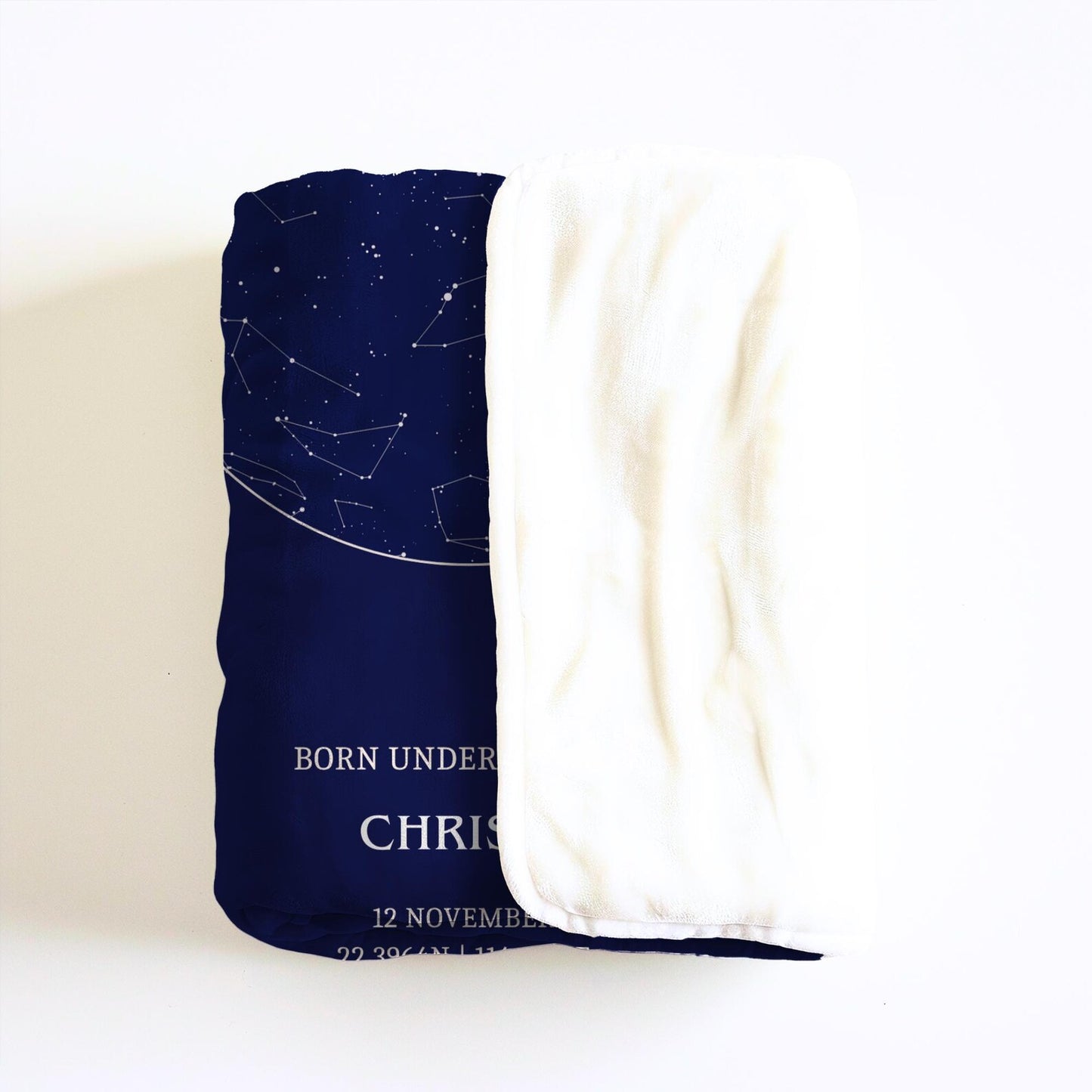 Personalized Constellation Map Blanket
