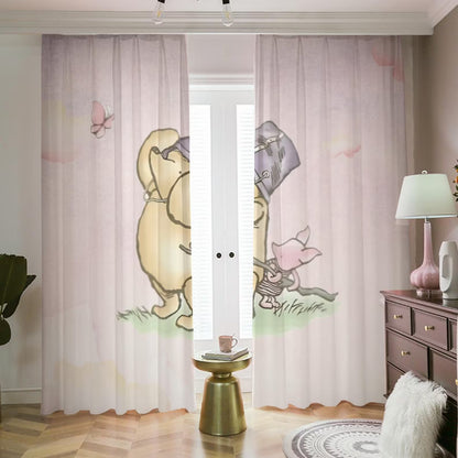 Classic Cute Winnie the Pooh Blackout Curtains
