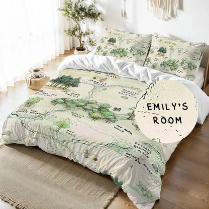 Winnie the Pooh Map Pendant Light - AR Design