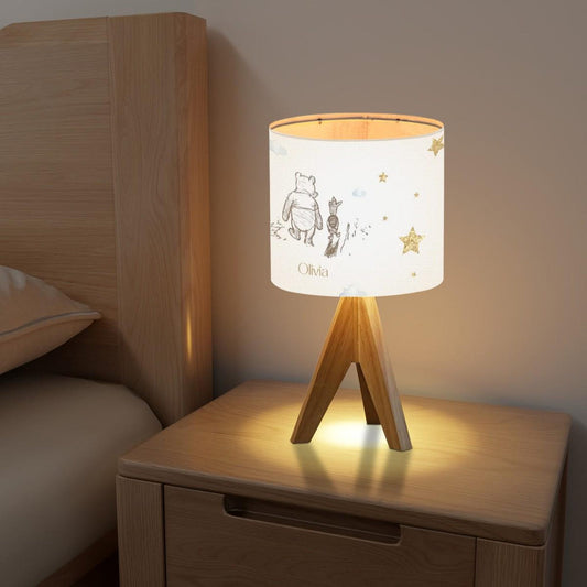Winnie the Pooh & Piglet Personalized Name Table Lamp