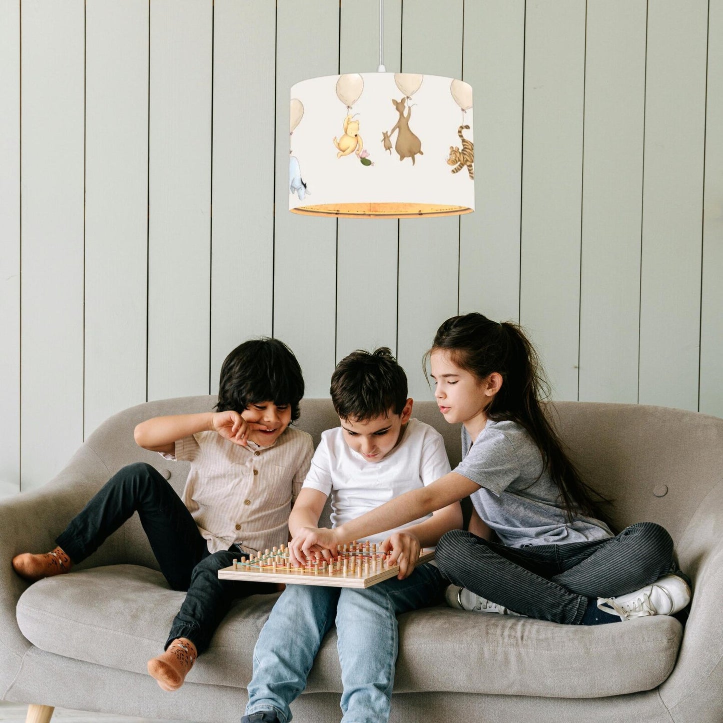 Winnie the Pooh, Tigger, Eeyore, Roo Pendant Light