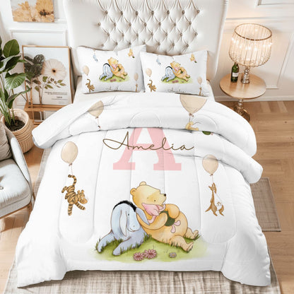 Winnie the Pooh Custom Bedding Set