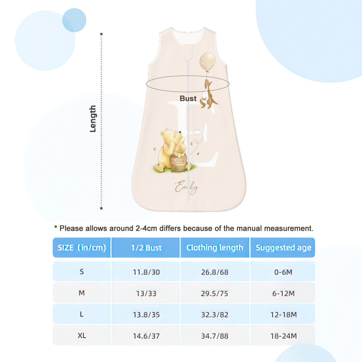 Winnie the Pooh & Kangaroo Wearable Blanket