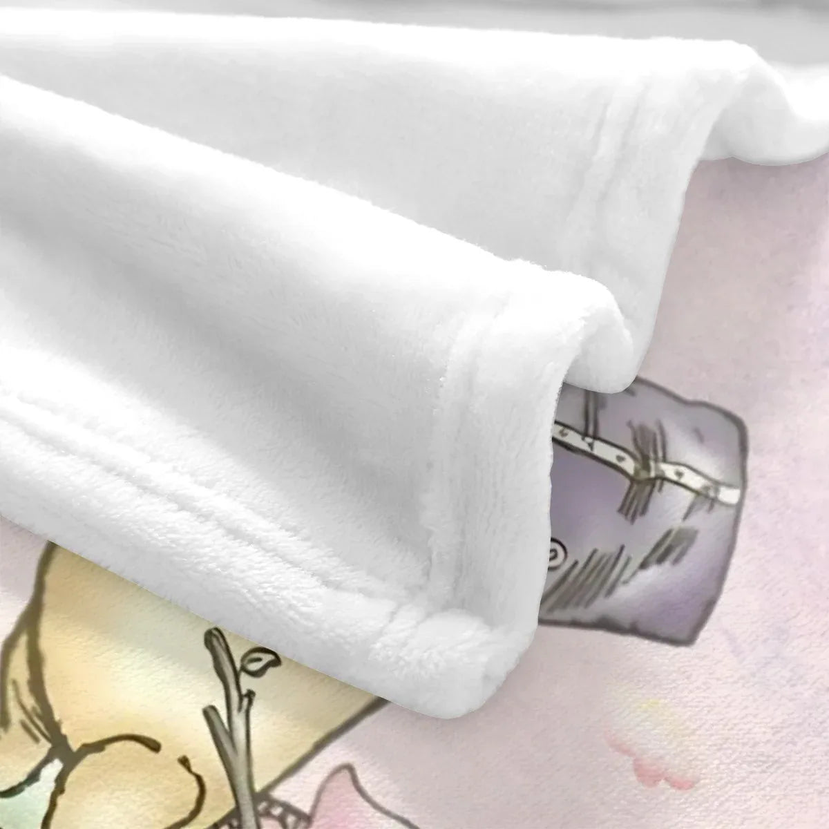 Pink Pooh Blanket, Soft & Cozy