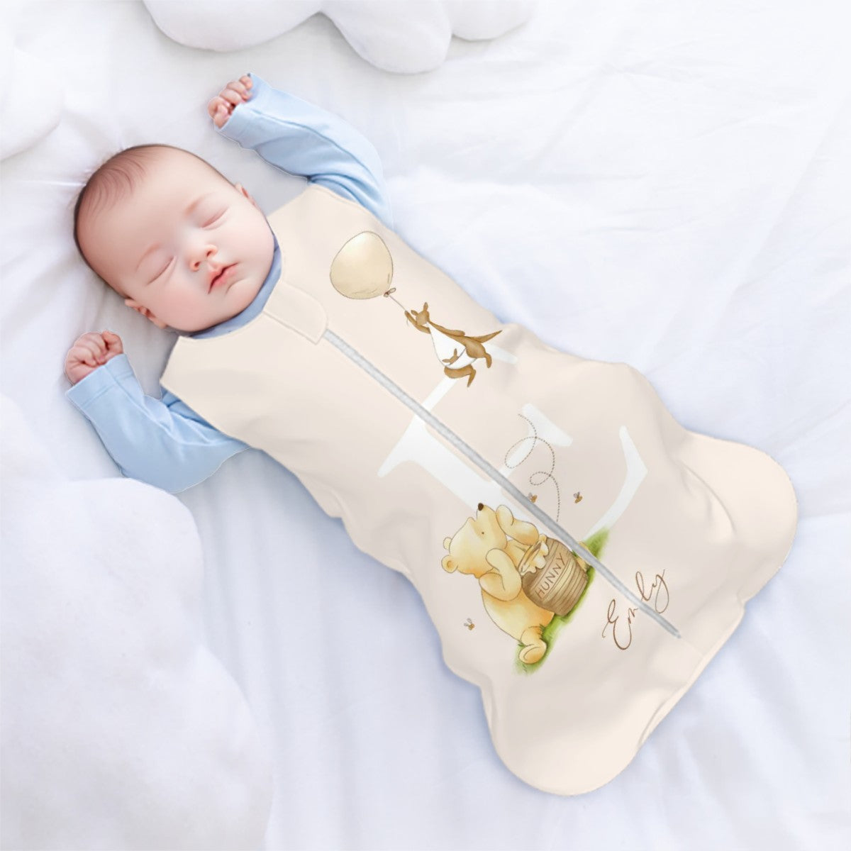 Winnie the Pooh & Kangaroo Wearable Blanket