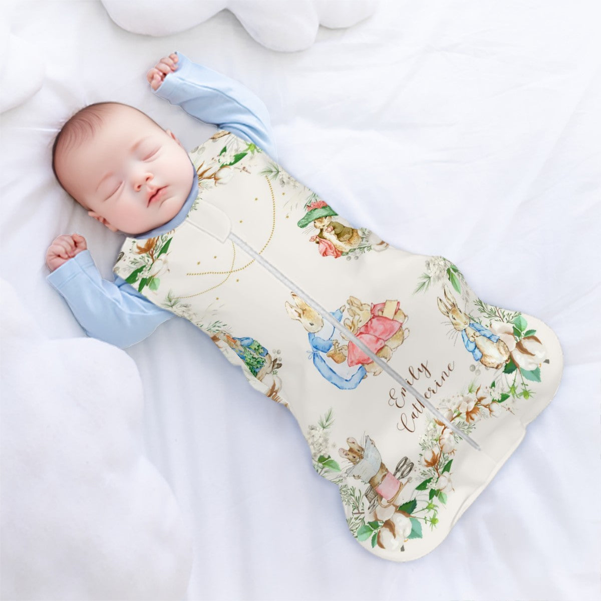 Classic Rabbit Quilted Wearable Blanket