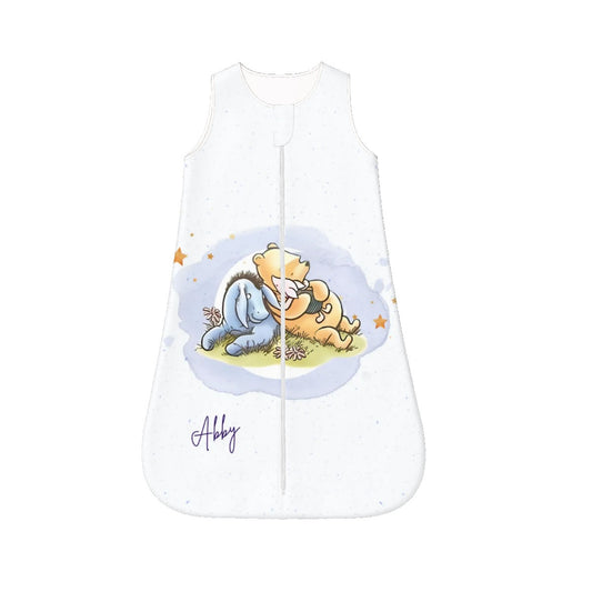 Personalized Winnie the Pooh & Piglet Baby Wearable Blanket