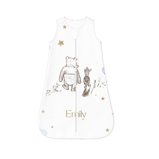 Winnie the pooh bedtime Newborn Wearable Blanket