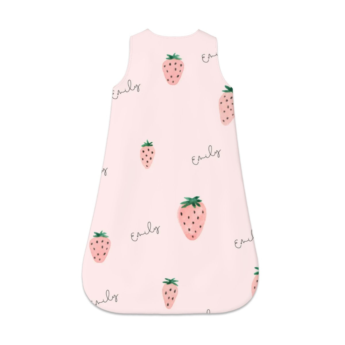 Personalized Strawberry Wearable Blanket